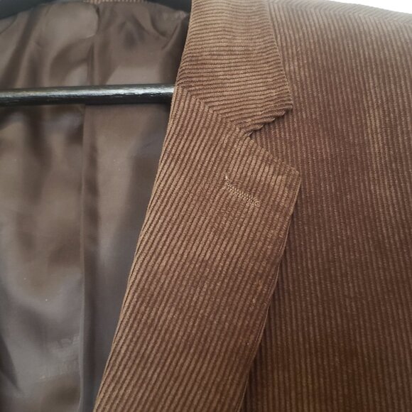 Giorgio Armani Regular Fit Corduroy Blazer. size 56 100 % cotton Italy - Picture 8 of 16